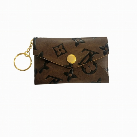 Upcycled Louis Vuitton Monogram Card Holder - Picture 1 of 4